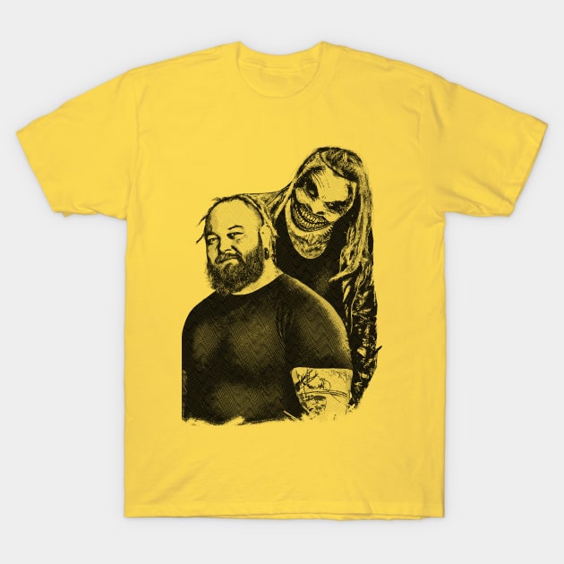 Bray Wyatt - Simple Engrved T-Shirt by Chillashop Artstudio